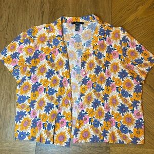 Forever 21 Multicolor Floral Top